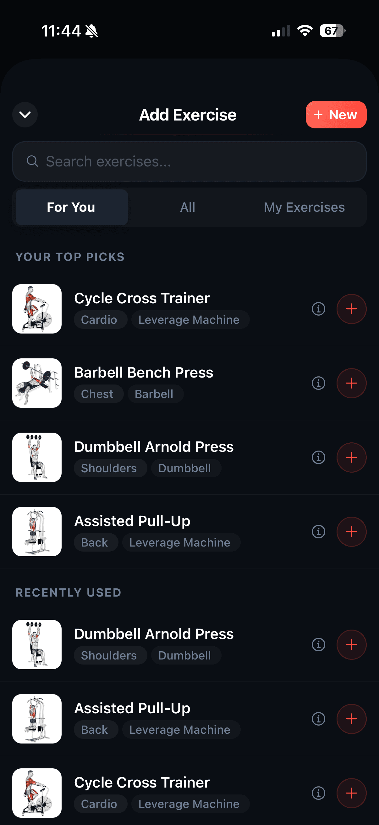 Smart Workout Tracking